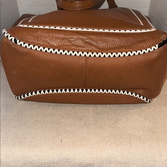 Kate Spade Sheffield Dorma white trim Tote Cognac - Picture 8 of 16
